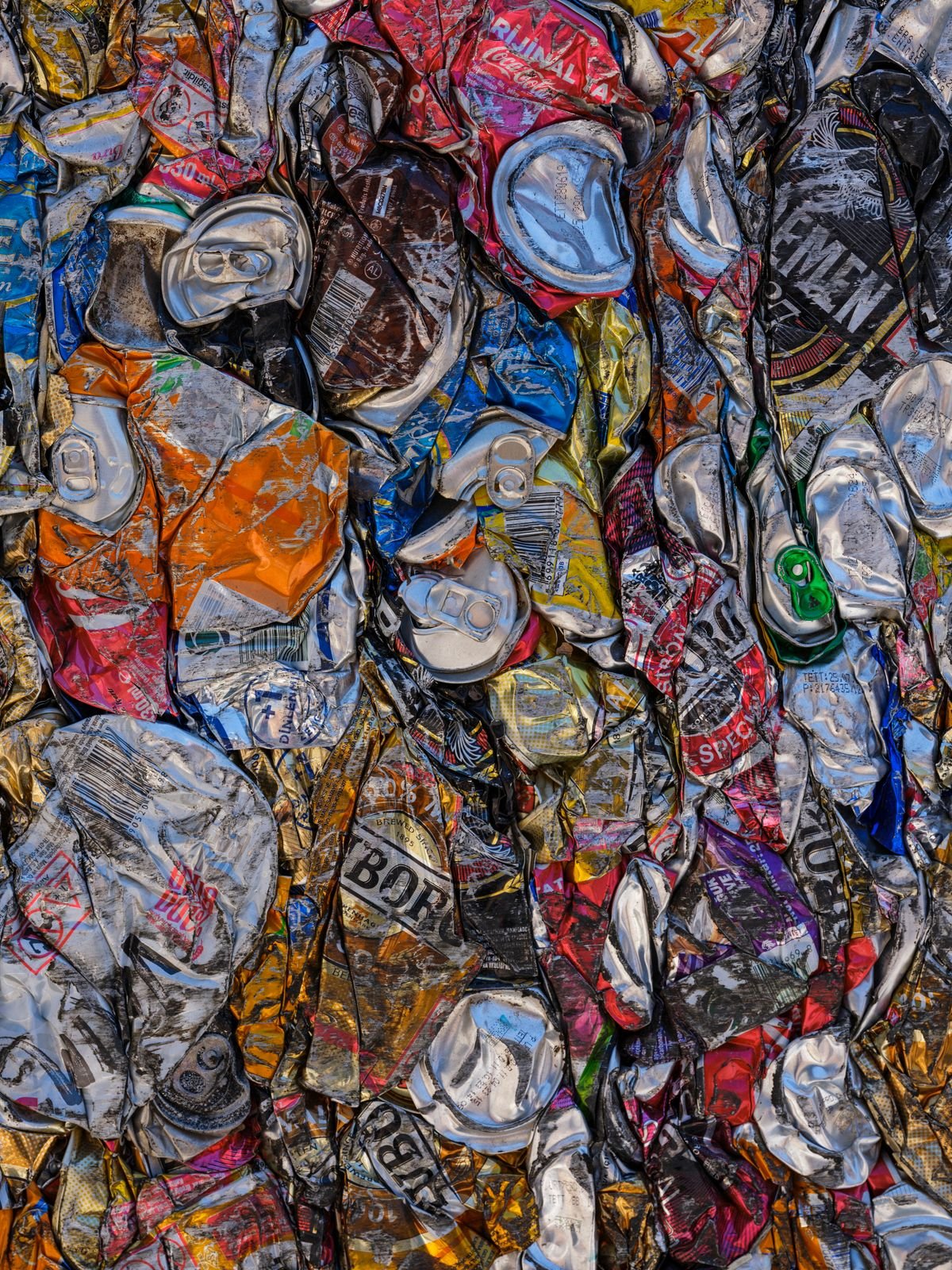 Aluminium ready for recycling
